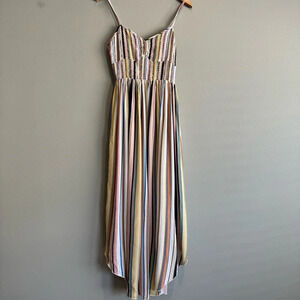 THML Multicolor Striped Midi Dress